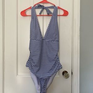NWT Cupshe striped one piece swimsuit